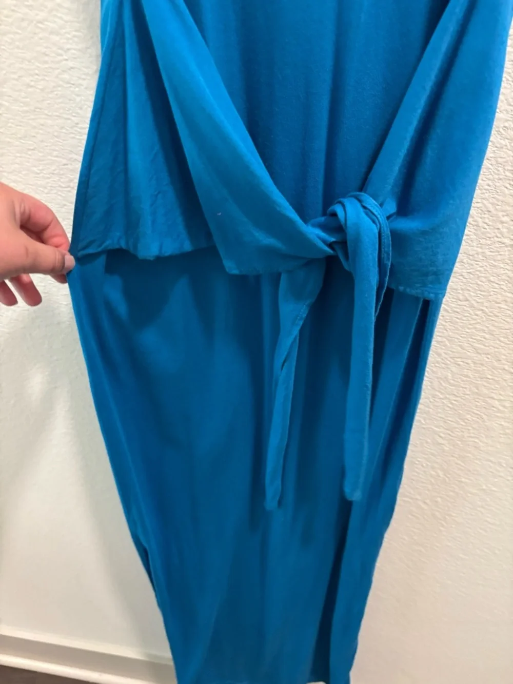 Michael Stars Solange Side Slit Tie Waist Maxi Dress, size S - Picture 6 of 8